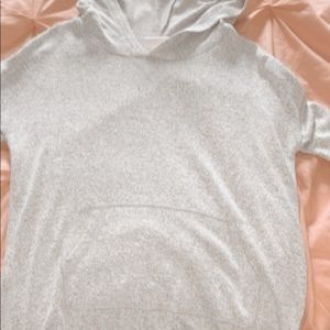 grey hoodie